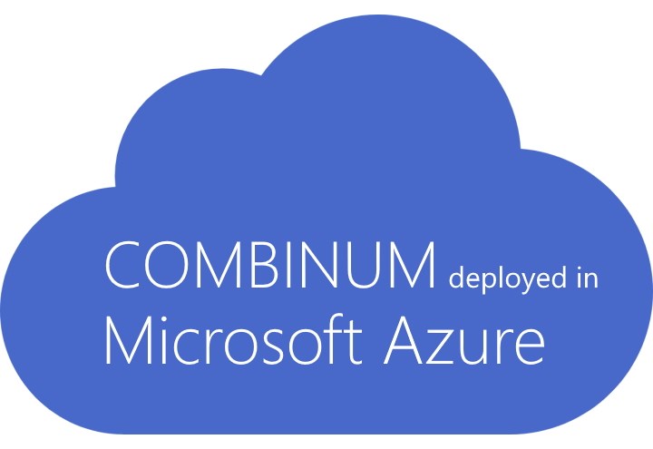 COMBINUM distribuerat i Microsoft Azure